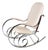 1970's Thonet Style Chrome Rocking Chair Attributed to Maison Jansen For Sale
