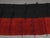Textile 1970s Vintage Handmade Wool Cotton Red Green Runner Rug For Sale - Image 7 of 11