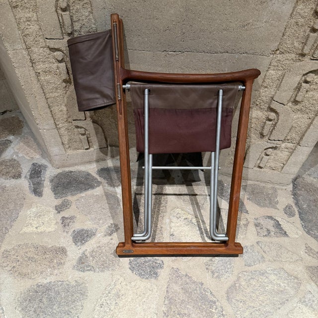 Peter Karpf Campaign Folding Chair for Tripp Trapp Skagerak, Denmark, 1970s For Sale In San Diego - Image 6 of 12