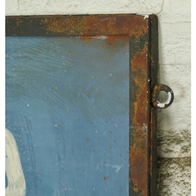 Large Chas. Geld Clothing Aluminum Marty Supreme Movie Prop Double Sided Sign For Sale - Image 10 of 10