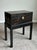 Ebony Late 20th Century Pair of John-Richard Ebonized Storage End Tables With Brass Hardware For Sale - Image 8 of 11