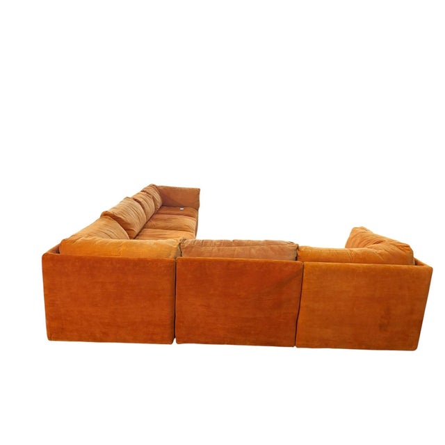 Mid-Century Modern Adrian Pearsall 6-Piece Modular Sectional for Craft Associates, 1970 For Sale - Image 3 of 6