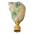1970s Mother of Pearl Blue Turbo Sea Shell Lamp Finial For Sale
