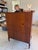 19th Century Hand-Painted Satin Wood Secretary Desk and Dresser For Sale - Image 12 of 12