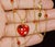 Early 21st Century Aaron Basha 18k Gold Diamond Enamel Ladybug Puffy Heart Pendant Necklace For Sale - Image 5 of 14