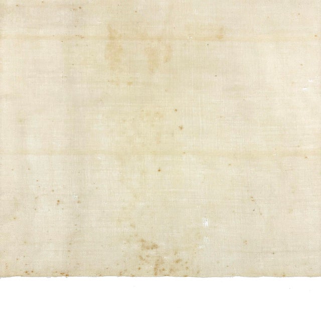 Mid 20th Century Oversize Vintage Wool Union Jack Flag, British Royal Navy White Ensign For Sale - Image 5 of 8