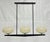 Marian Jamieson "Spyglass" Chandelier Antique Brass Shell White Glass For Sale In Los Angeles - Image 6 of 18