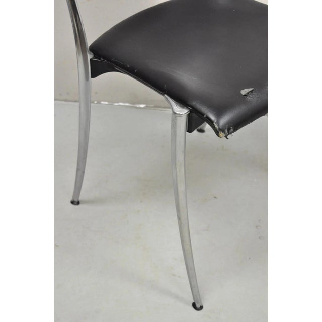 Mid 20th Century Coro Luigi Origlia Italian Modern Sculpted Aluminum Dining Chairs - Set of 6 For Sale In Philadelphia - Image 6 of 13