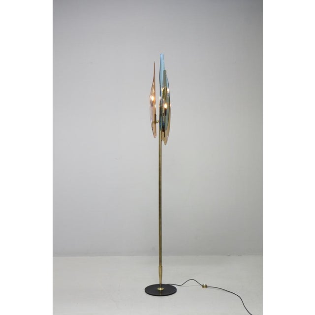 Fontana Arte Vintage Dahlia Floor Lamp by Max Ingrand for Fontana Arte, 1958 For Sale - Image 4 of 18