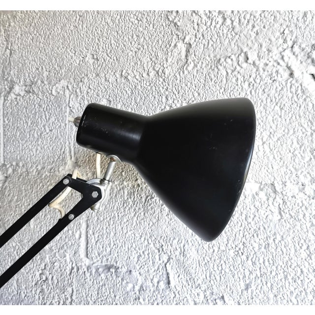 Black Architect's Desk Lamp from Rimsa, Italy, 1960s For Sale - Image 4 of 11