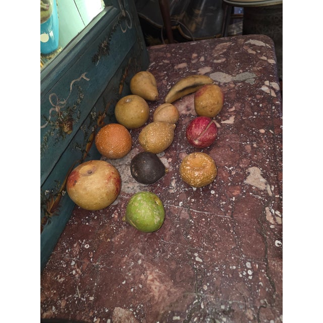 Vintage Stone Fruit Collection For Sale - Image 9 of 10