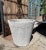 2020s Outdoor White Wash Concrete Planter For Sale - Image 5 of 5