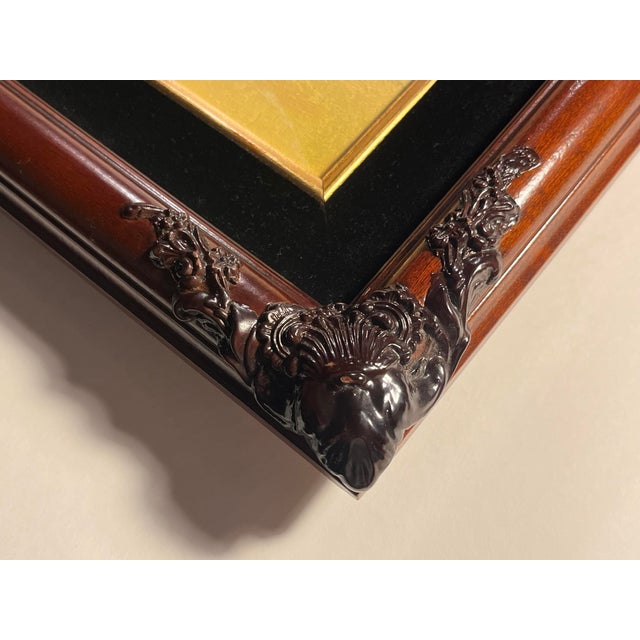 1970s 1970s Mid-Century Modern Anthony Veccio Horse Racing Oil on Canvas Painting Signed For Sale - Image 5 of 7