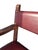Rare Antique Spanish Revival / Gothic Oak Armchair in Oxblood Leather & Bronze Accents For Sale - Image 4 of 12