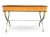 Refined Neoclassical French Empire Desk With Leather Top and Sculptural X Base For Sale - Image 17 of 18