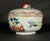 Traditional Chinese Export Famille Rose Tureen and Cover, Meissen-Style Harbor Scene With Cranes For Sale - Image 3 of 6