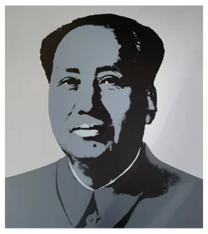 Sunday B. Morning after Andy Warhol, Mao Grey, Silkscreen Print