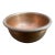 1950s Copper Dip Bowl With Lip Edge For Sale