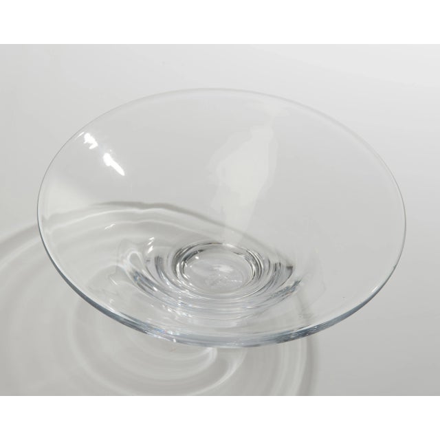 1990s Simon Pearce Flaring Glass Bowl For Sale - Image 4 of 8
