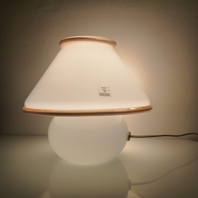 1980s Mushroom Lamp in Murano Glass from Leucos, 1980s For Sale - Image 5 of 7