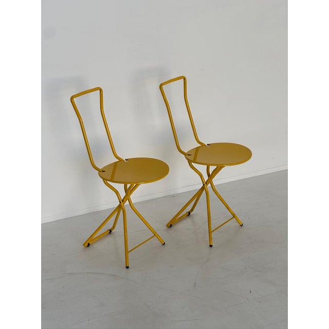 Set of Dafne Folding Chairsi, 1970s For Sale - Image 3 of 9