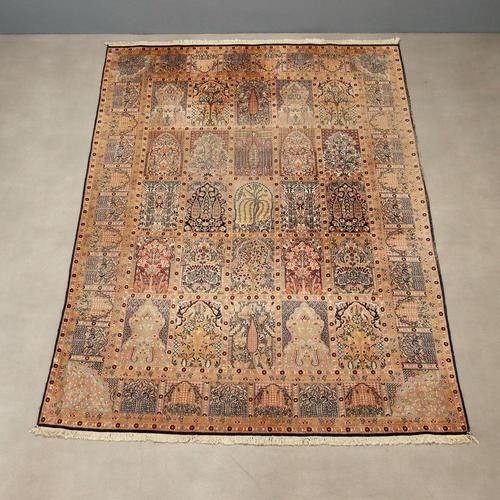 Vintage Indian Srimagar Rug For Sale - Image 3 of 8