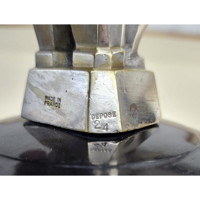 Silver 1920s Jacques Cartier Art Deco Hood Ornament For Sale - Image 8 of 10