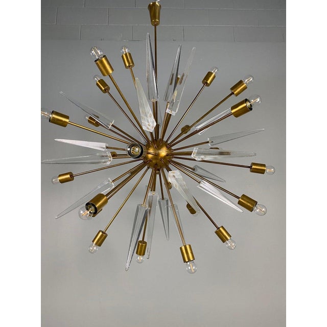 1970s Large Sputnik Chandelier, 1950s For Sale - Image 5 of 12