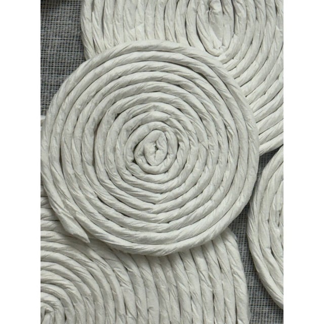 Plastic Concentric Circle Texturized Wall Art For Sale - Image 7 of 12