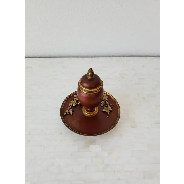 Metal 19th Century French Neoclassical Inkstand For Sale - Image 7 of 11