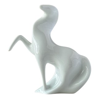 Porcelain Stallion from Lesov, 1960s For Sale