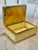 Brass Vintage Italian Honey Marble and Brass Decorative Box For Sale - Image 8 of 10