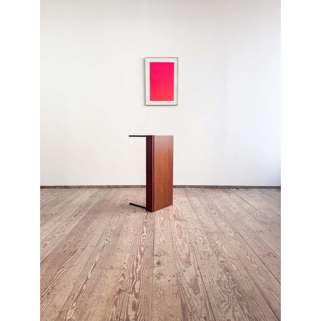 Wood Mid-Century German B-Series Nightstand by Dieter Waeckerlin for Behr, 1950s For Sale - Image 7 of 10