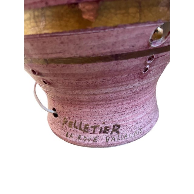 Ceramic Studio Pottery Ceramic Lamp by Georges Pelletier, 1970s For Sale - Image 7 of 8