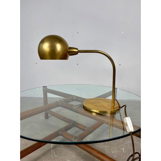 1960s Model 25 Brass Table Lamp by Sergio Asti for Candle, 1960s For Sale - Image 5 of 10