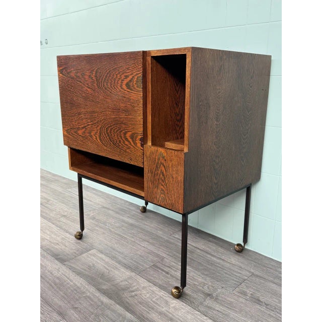 Mobile Cabinet made in the 1970s. This piece of furniture was originally used as a mobile TV/radio stand, but nowadays it...