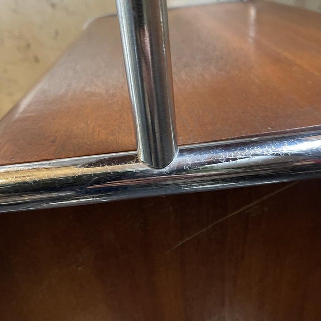 Modernist Art Deco Bauhaus Tubular Steel & Wood Sideboard, 1930 For Sale - Image 13 of 16