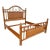 Bamboo King Bed with Rattan Post Headboard & Footboard For Sale - Image 9 of 9