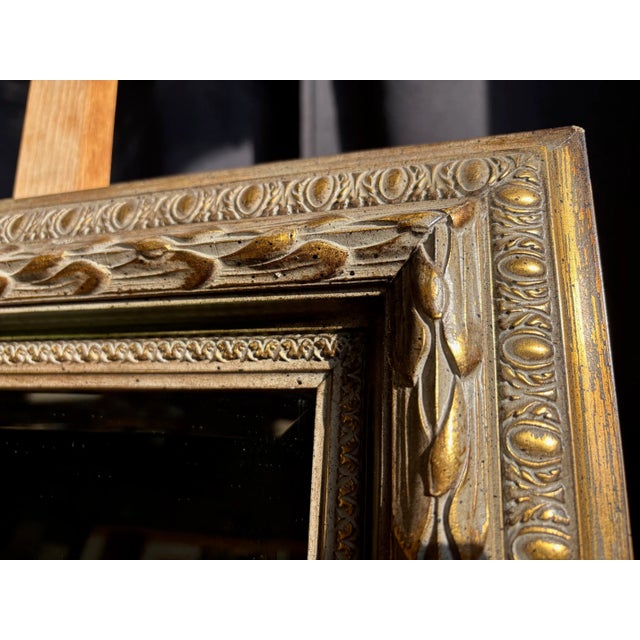 Gold Slate Polychrome Mirror from Deknudt, Belgium, 1980 For Sale - Image 8 of 13