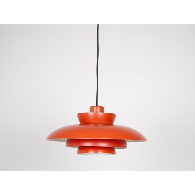 Fog & Mørup Vintage Danish Penta Lamp by Jo Hammerborg for Fog and Morup, 1963 For Sale - Image 4 of 10