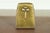 A gorgeous Arts & Crafts period brass finished hand hammered copper bookend By Roycroft (signed with impressed orb and...