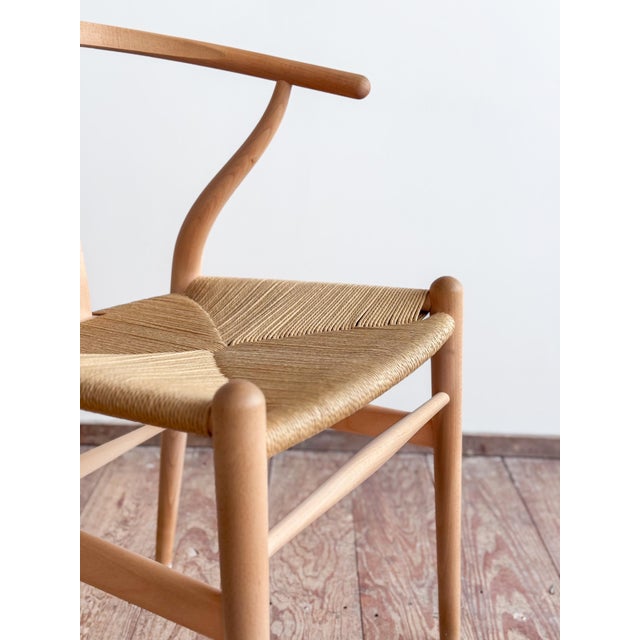 Mid-Century Modern CH24 Chair in Oak with Danish Cord by by Hans J. Wegner for Carl Hansen & Søn, 1960s For Sale - Image 10 of 18