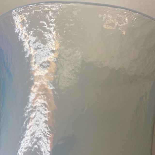 Late 20th Century Iridescent Murano Glass Vase by Yalos Casa, Italy For Sale In Boise - Image 6 of 12