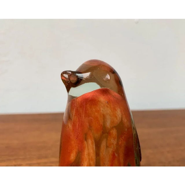 Vintage Glass Animal Penguin Sculpture from Mtarfa Glassblowers For Sale - Image 3 of 17