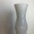 Contemporary 90s Tall White Etched Glass Vase For Sale - Image 3 of 7