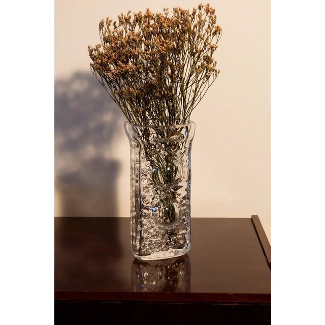 Mid-Century Modern 1970s Mid-Century Crystal Vase by Peill & Putzler For Sale - Image 3 of 9