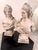 Two Classical White Marble Bust of a Ladys, Italy 1950s For Sale - Image 13 of 15