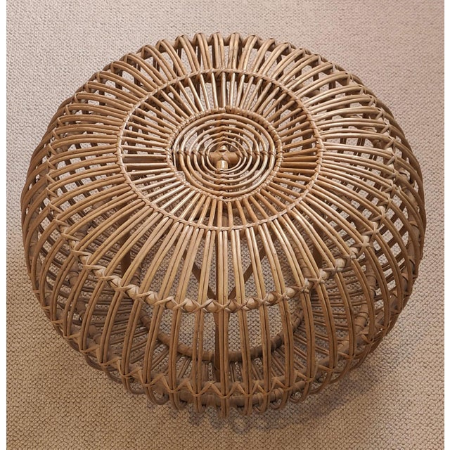 Postmodern Lobster Pot Ottoman Pouf by Franco Albini, 1980 For Sale - Image 3 of 7