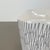 Ceramic Vintage White Zig Zag Fat Lava Ceramic Vase from Ilkra Ceramics, 1970s For Sale - Image 7 of 18