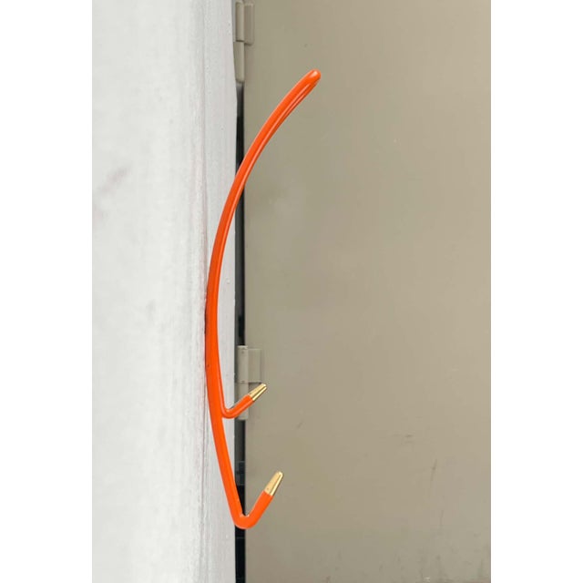Mid-Century Modern Mid-Century Modern German Wall Coat Rack, 1960s, Set of 5 For Sale - Image 3 of 18